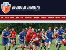 Tablet Screenshot of aberdeenrugby.org.uk